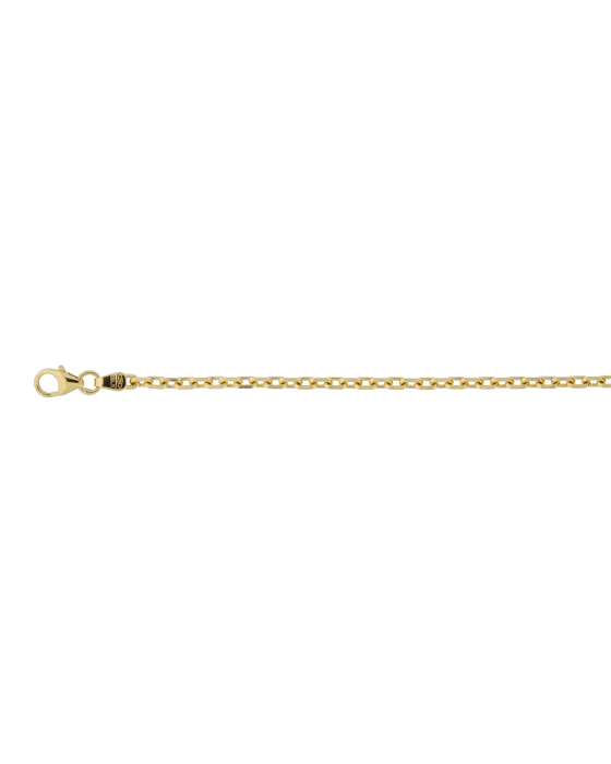 18CT Y/G GREEK DSG 2.60mm/60cm
